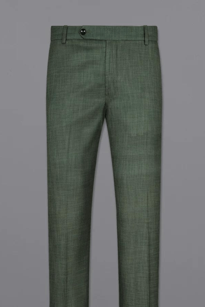 Buy Green Trousers & Pants for Men by VILLAIN Online | Ajio.com